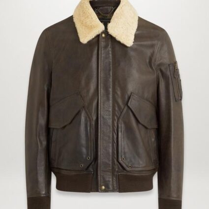 Carrier Hand Waxed Leather Blackbrown Jacket