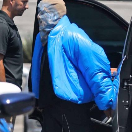 Kanye West Yeezy Gap Blue Jacket