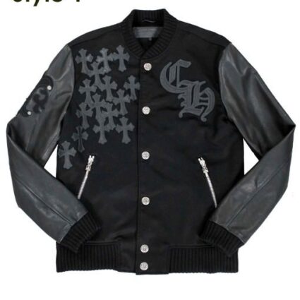 Men’s Chrome Hearts Varsity Letterman Jacket