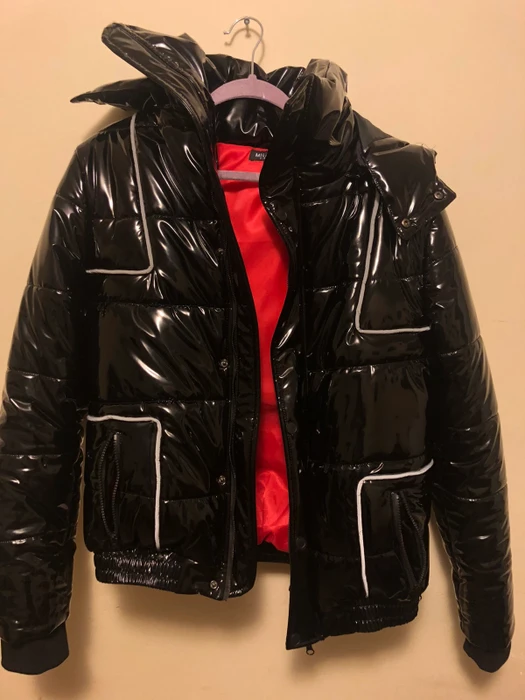 Milano Di Rouge Leather puffer jacket