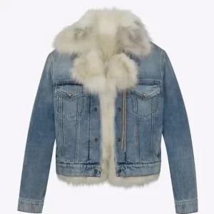 Real Housewives of Salt Lake City Fur Denim Jacket