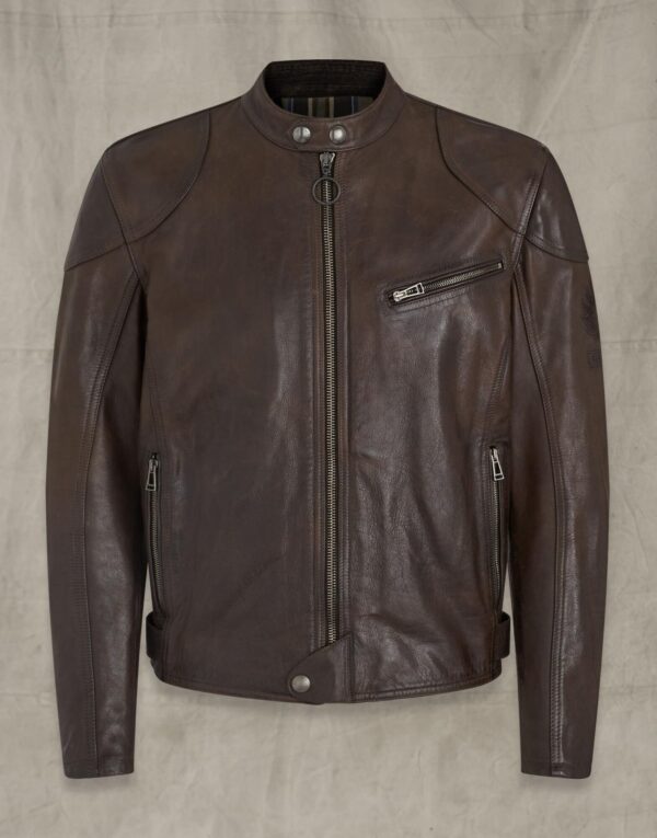 Supreme Leather Jacket Blackbrown |