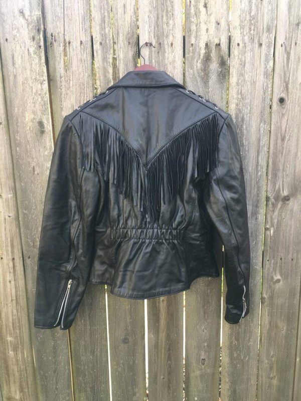 Vintage 90's Street Legal Black Leather