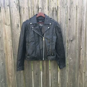 Vintage 90's Street Legal Black Leather