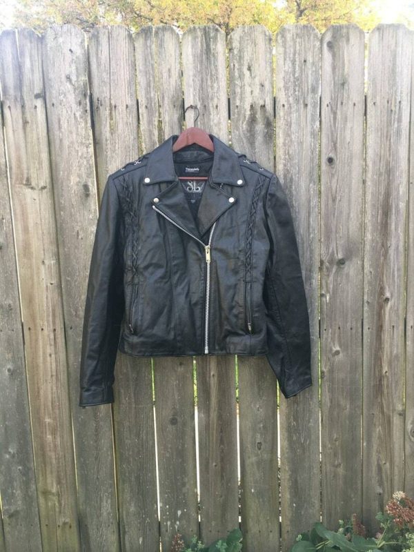 Vintage 90's Street Legal Black Leather