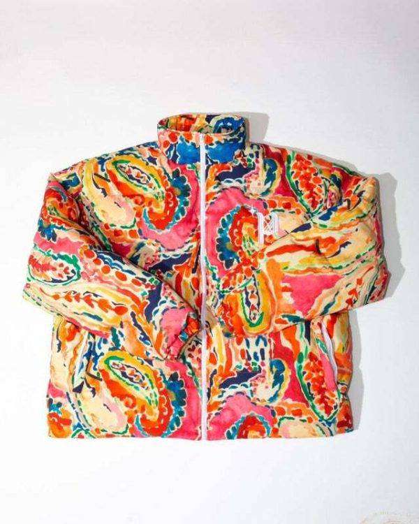 Water Color Puffer Jacket