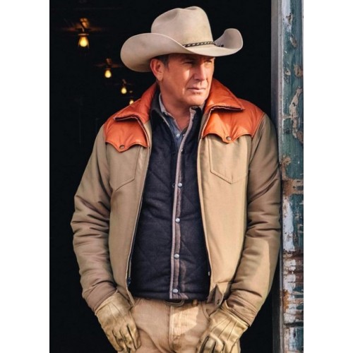 Yellowstone Kevin Costner (John Dutton) Leather Jacket And Vest