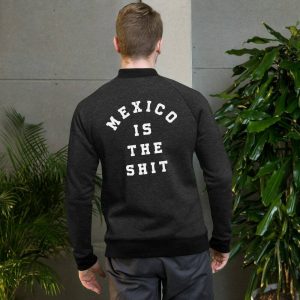 Black Mexico Is The Shit letterman Jacket