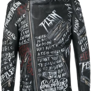 Philipp Plein Rockstar biker jacket