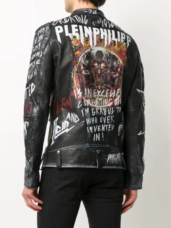 Philipp Plein Rockstar biker jacket