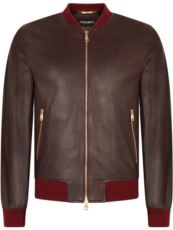 Dwayne Johnson Dolce & Gabbana Leather Bomber Jacket