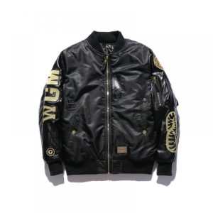 BAPE Chris Brown WGM Bomber Jacket