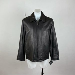 Brandini Black Leather Jacket