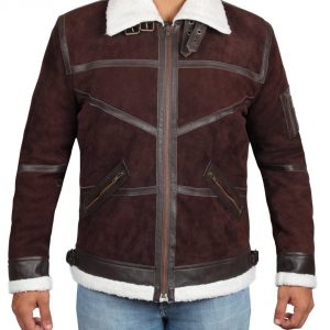 Power 50 Cent Shearling Leather Jacket