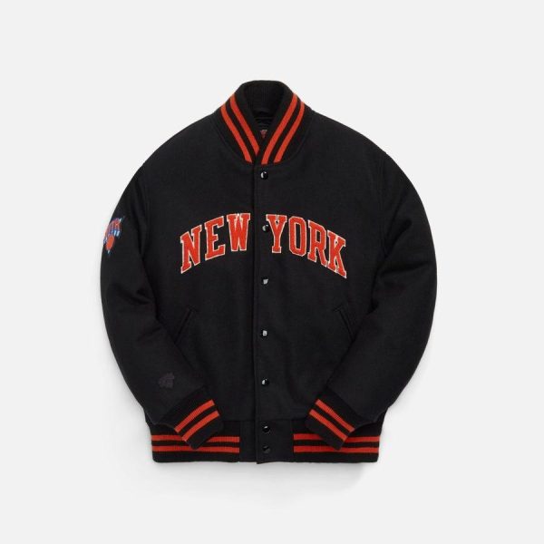 Kith & Golden Bear For New York Knicks Varsity Jacket