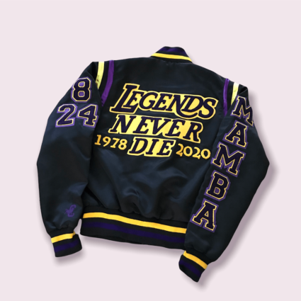 Kobe Mamba legends Never Die Varsity Jacket