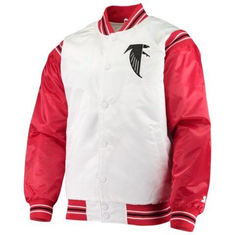 Men’s Starter Atlanta Falcons Historic Logo Renegade Satin Varsity Jacket