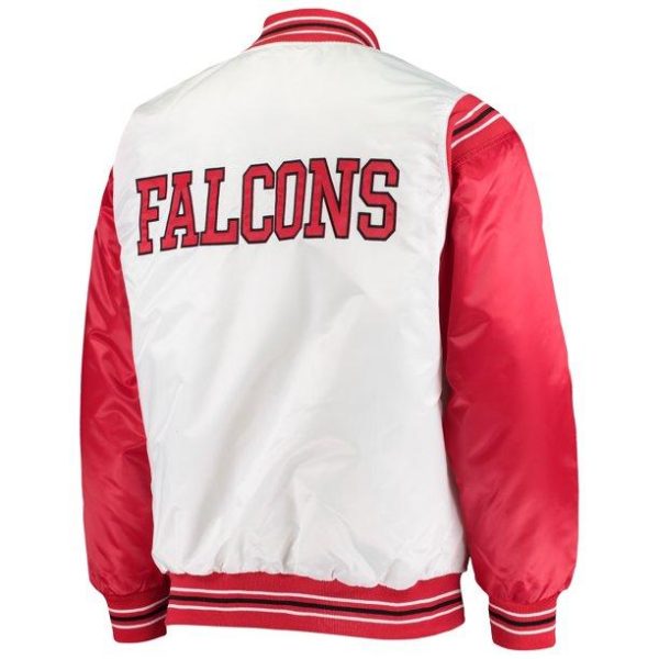 Men’s Starter Atlanta Falcons Historic Logo Renegade Satin Varsity Jacket