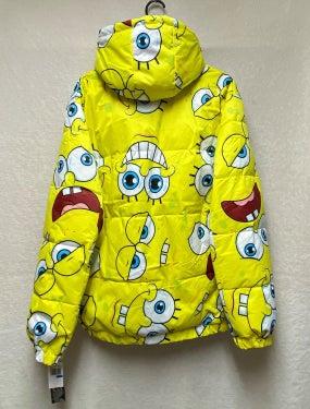 Nickelodeon Spongebob Yellow Puffer Jacket