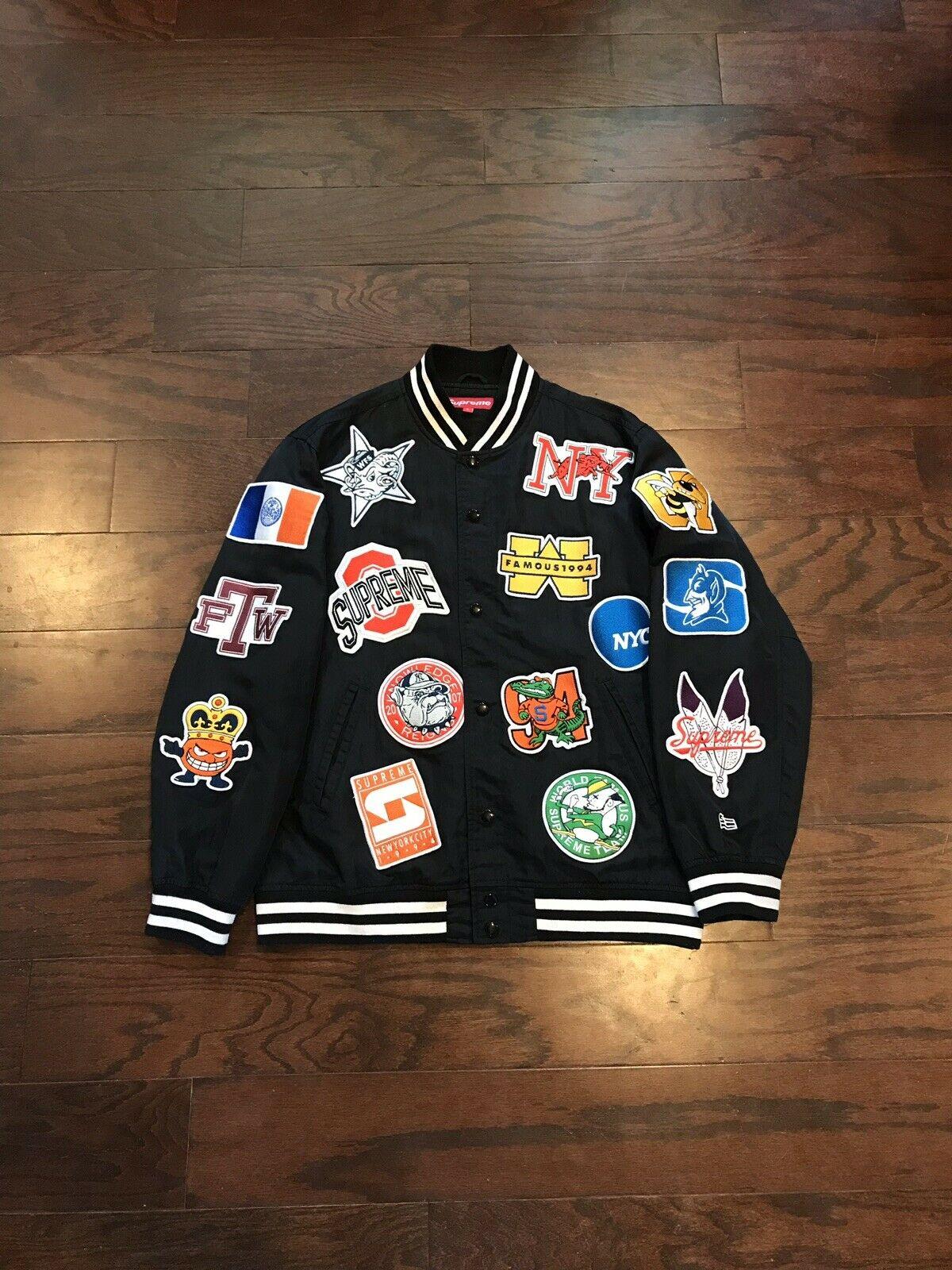 supreme college jacket