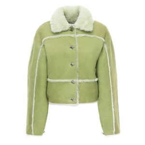 Saks Potts Khalo Cropped Shearling Jacket