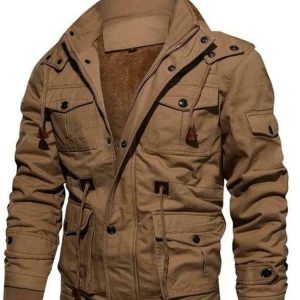 Tactical Grizzly Armory Brown Cotton Jacket