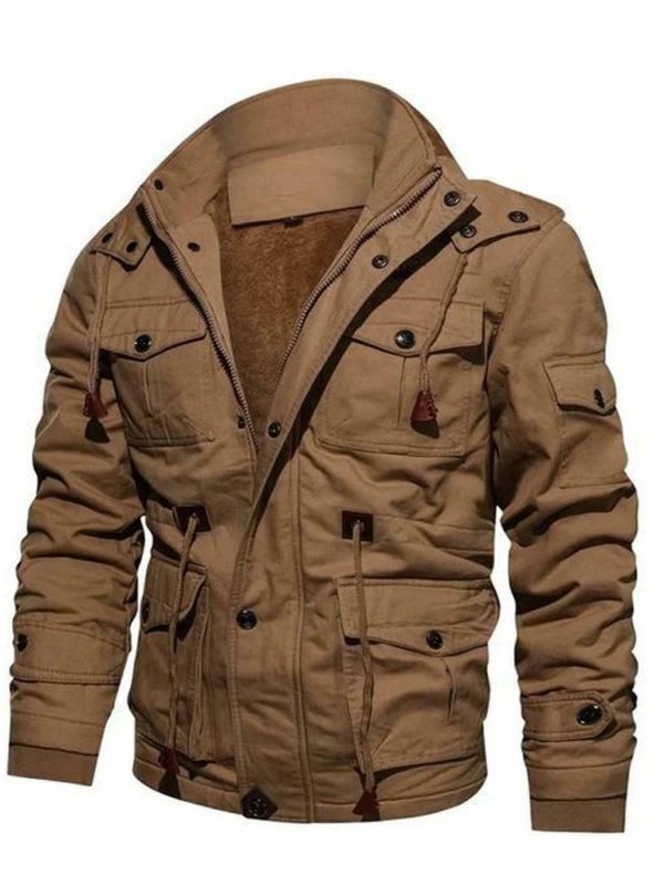 Tactical Grizzly Armory Brown Cotton Jacket