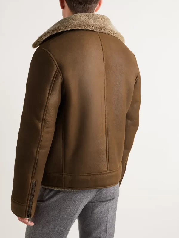 The King's Man Shearling Flight Jacket