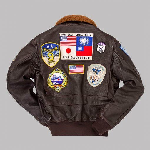 Danezon Tom Cruise Maverick Brown G1 Flight Bomber Top Gun Jacket