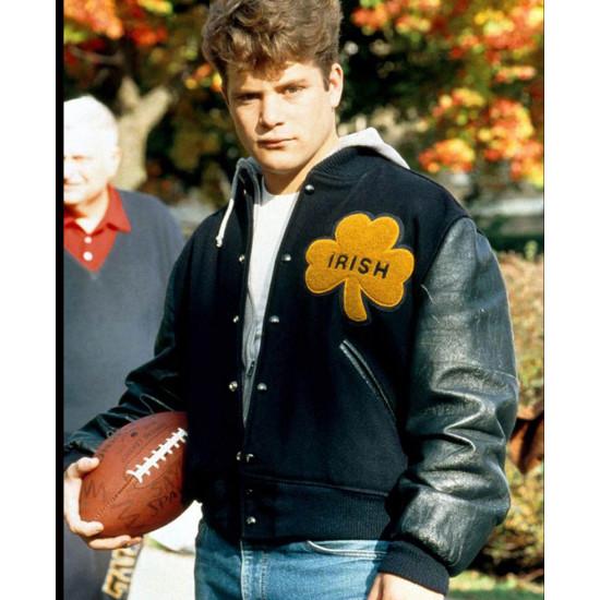 Notre Dame Rudy Irish Varsity Jacket