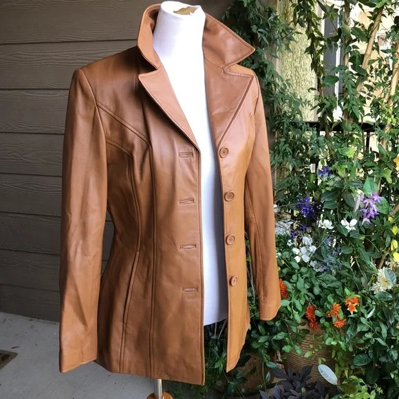 Pelle Studio Wilson’s Butterscotch Leather Fitted jacket