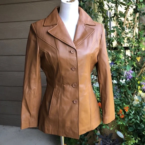 Pelle Studio Wilson’s Butterscotch Leather Fitted jacket