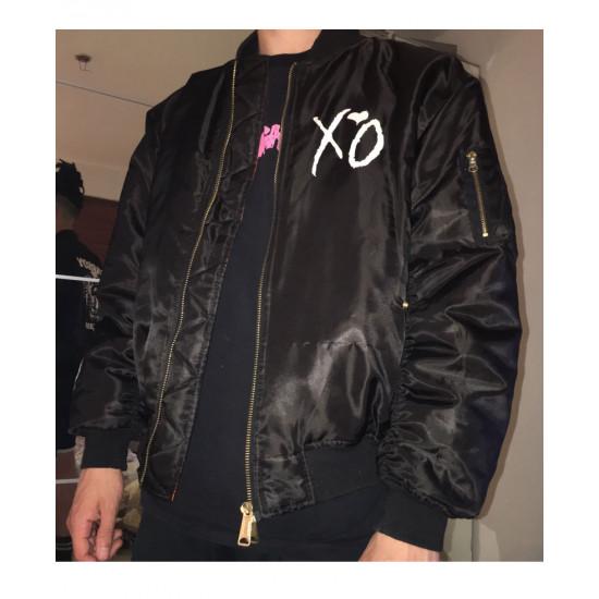 Xo The Weeknd Starboy Panther Black Jacket