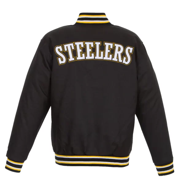 Pittsburgh Steelers Poly Twill Varsity Jacket