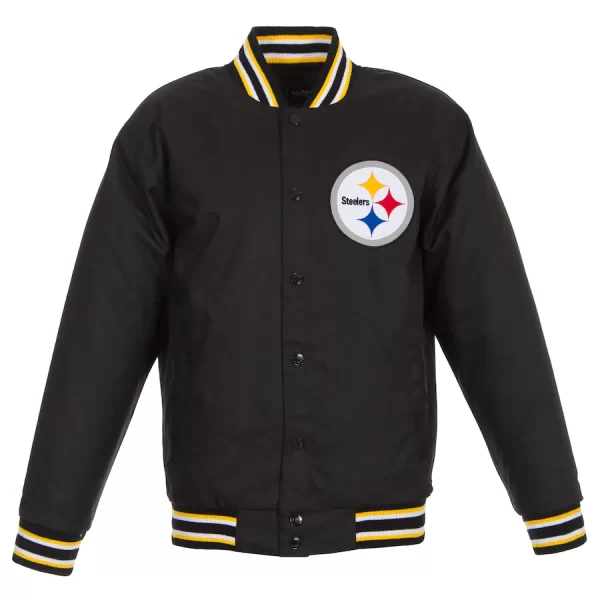 Pittsburgh Steelers Poly Twill Varsity Jacket