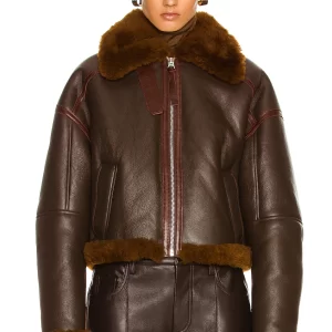 Acne Studios Women Lete Shearling Jacket