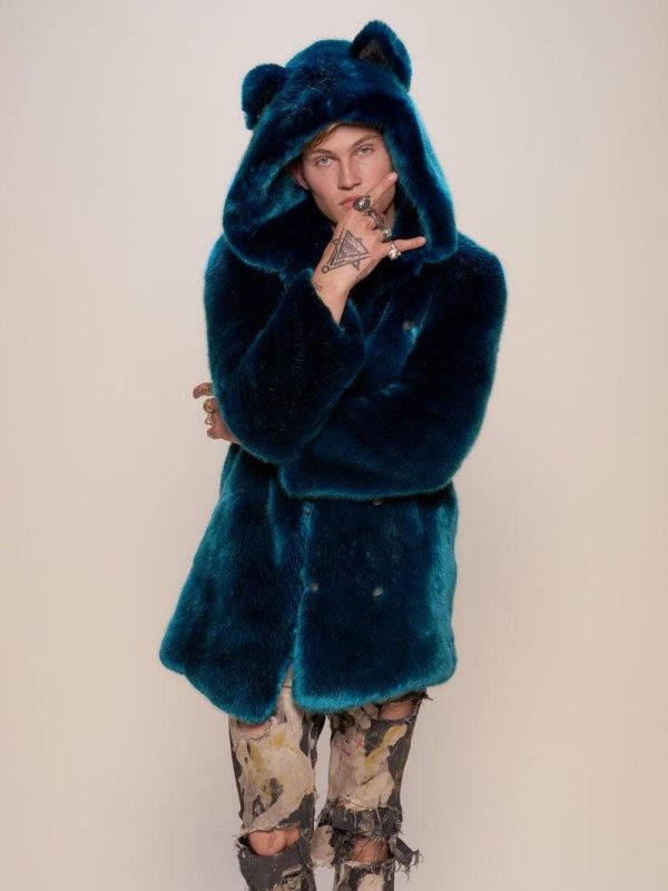 Men's Royal Wolf Luxe Classic Faux Fur Coat