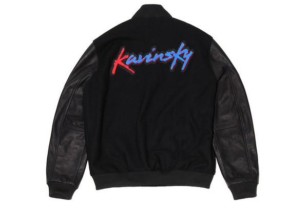 French musician and DJ Kavinsky has collaborated with Surface to Air on a limited edition varsity jacket. This jacket is a tribute toKavinsky’s debut album OutRun. The jacket was made ​​of wool and cashmere, leather sleeves and embroidery on the back and chest. This collaborative jacket will be available at Surface to Air stores, as well as their e-shop and at Club75 from April 10, with preorders on Surface to Air online store beginning April 3.