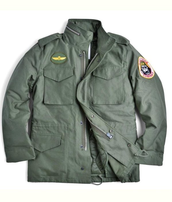 Travis Bickle Taxi Driver Green Military Cotton Jacket