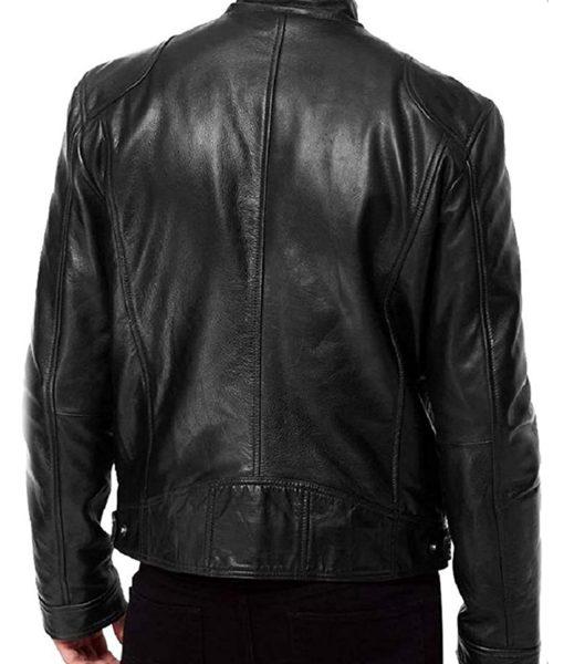Sebastian Stan Pam & Tommy Lee Leather Jacket