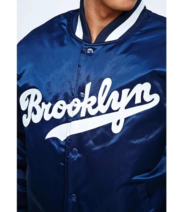 MLB Majestic Athletic Keosian Brooklyn Dodgers Jacket - Navy