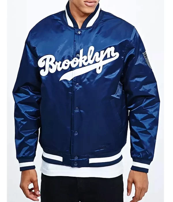 Majestic Athletic Keosian Brooklyn Dodgers Jacket - Navy