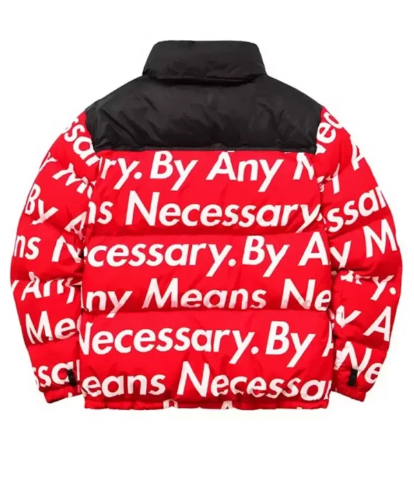 Superme x The North Face By Any Means Necessary Nuptse Puffer Jacket