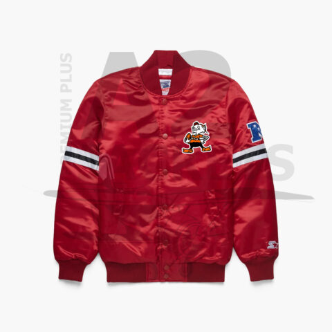 NFL Cleveland Brown Varsity Satin Jacket