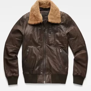 G-Star Raw Bollard Bomber Leather Jacket