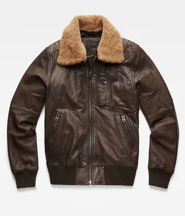 G-Star Raw Bollard Bomber Leather Jacket