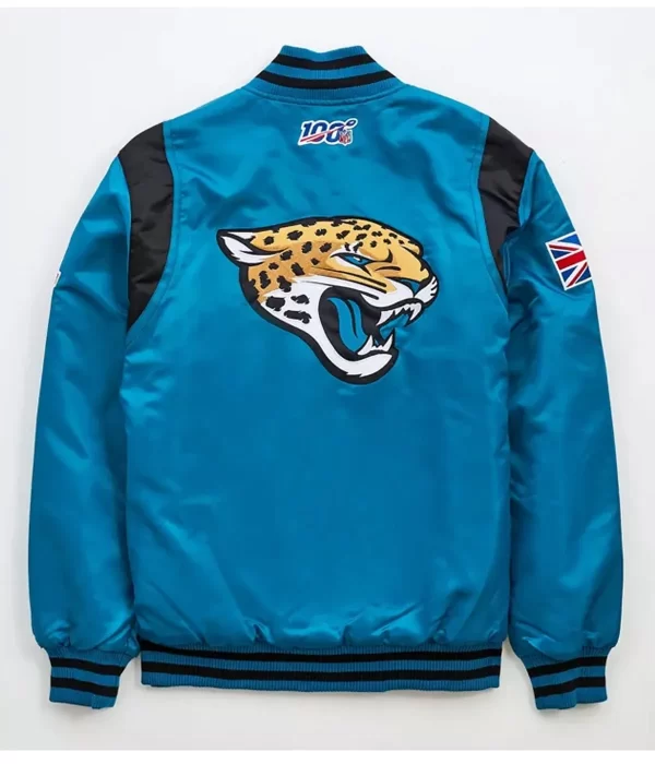 Starter Jacksonville Jaguars Blue Satin Jacket
