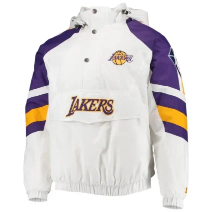 Los Angeles Lakers The Pro III Quarter-Zip Hoodie Jacket