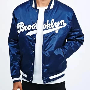 Majestic Athletic Keosian Brooklyn Dodgers Jacket - Navy