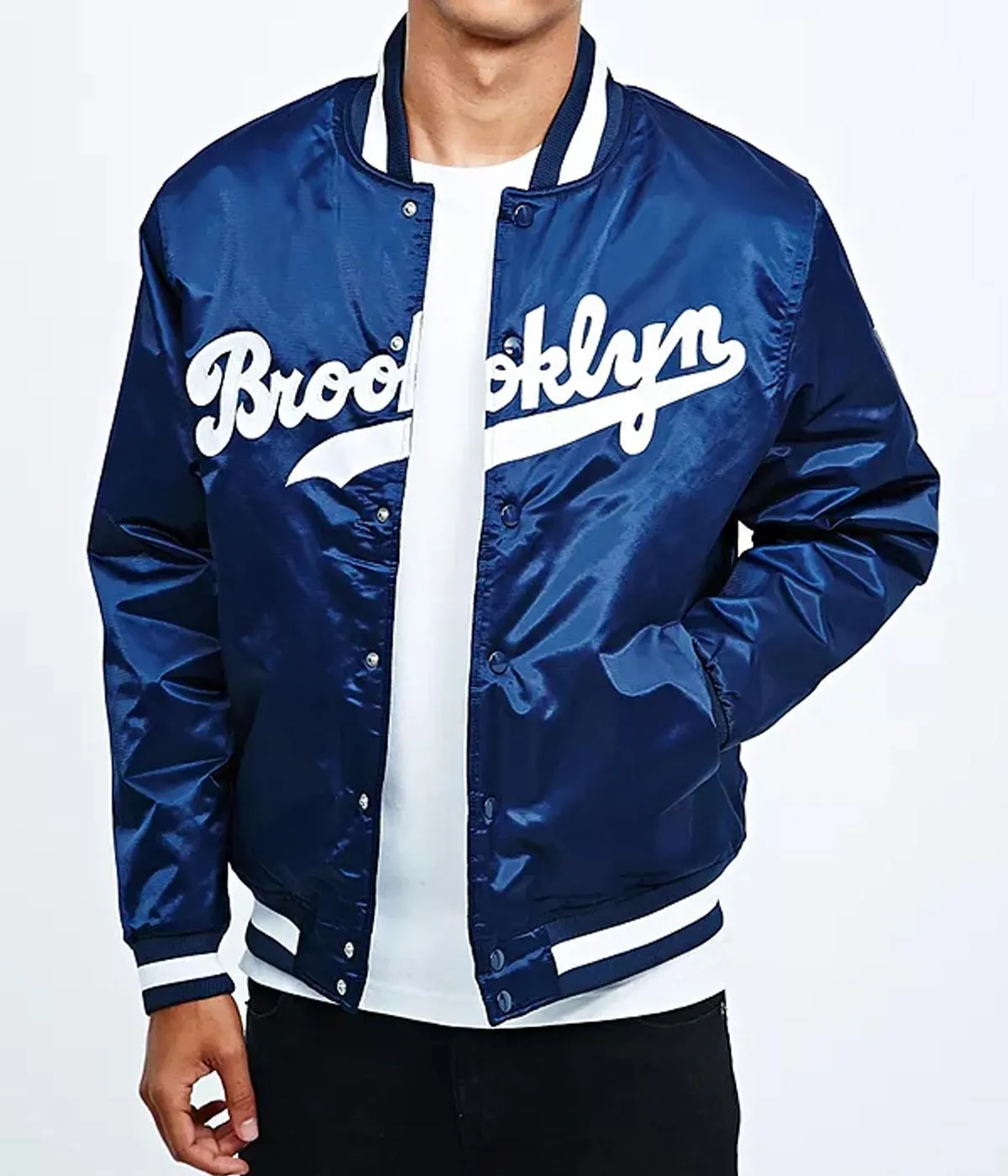 Majestic Athletic Keosian Brooklyn Dodgers Jacket - Navy - A2 Jackets